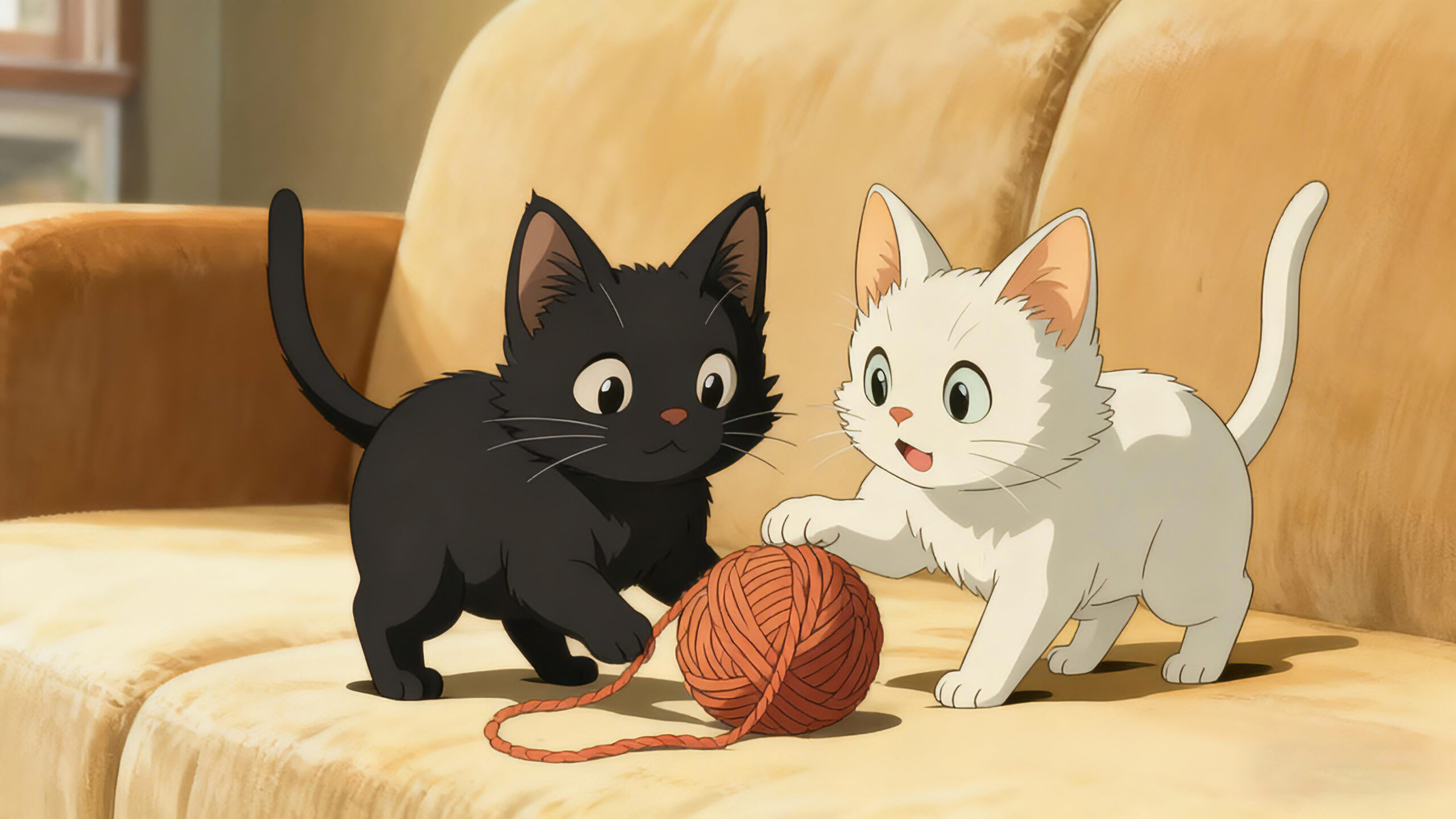 2160P值得收藏的动漫风小猫咪壁纸5枚-科技美南博客