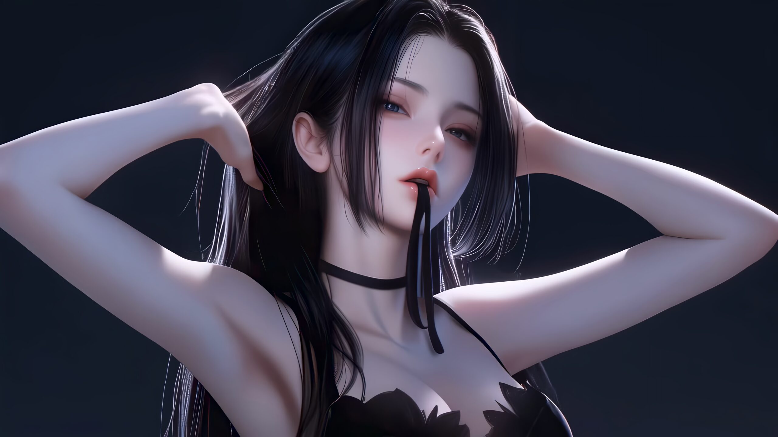 2160P性感美女绘画壁纸5枚-科技美南博客