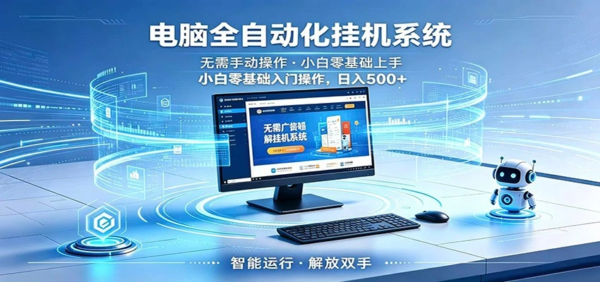 智能广告挂机无需值守,小白上手轻松实现每日增收-科技美南博客