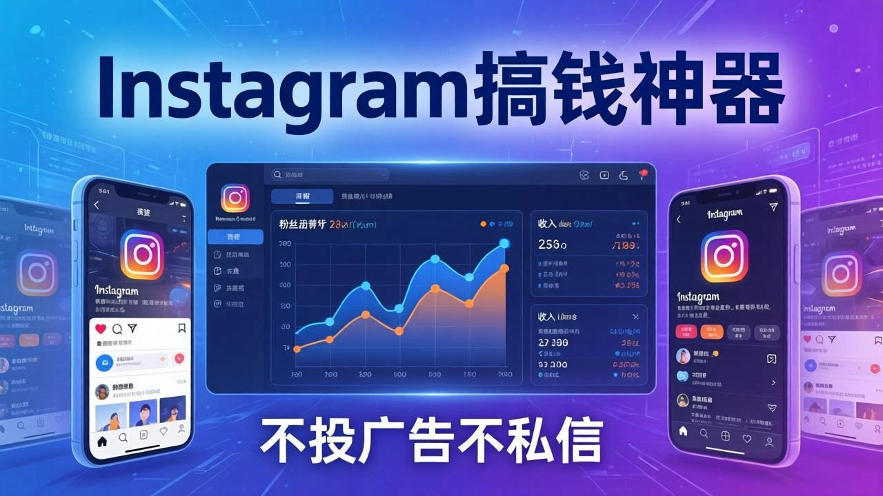 Instagram搞钱神器：月涨6万粉+月入5万刀，不投广告不私信，靠算法+低价产品-科技美南博客