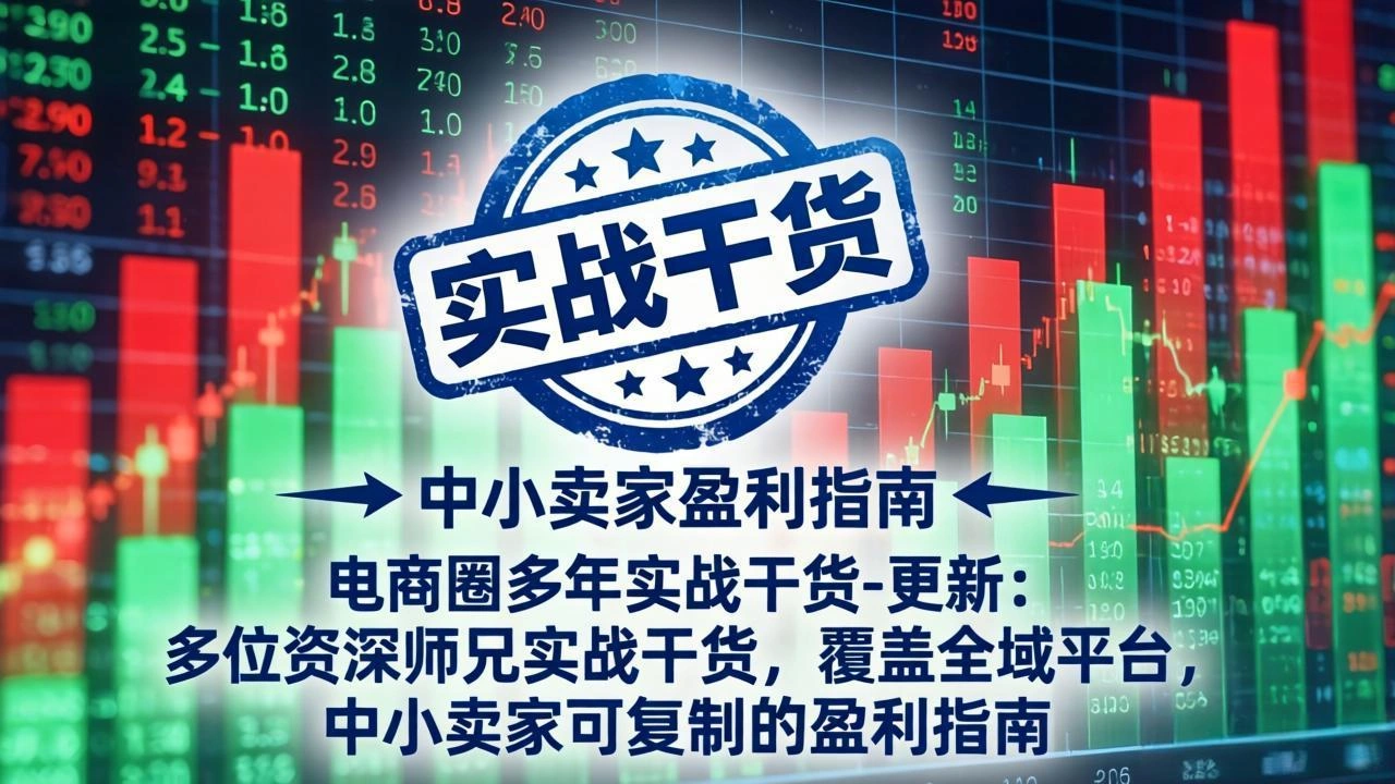 电商圈多年实战干货-更新5月10：多位资深师兄实战干货/覆盖全域平台，中小卖家可复制的盈利指南-科技美南博客