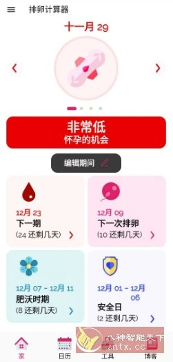 排卵计算器 Ovulation Calculator v1.6.2 高级版-科技美南博客