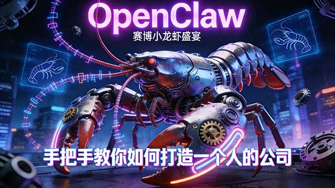 OpenClaw，小龙虾-从产品到爆款的成长之路，手把手教你如何打造一个人的公司-科技美南博客