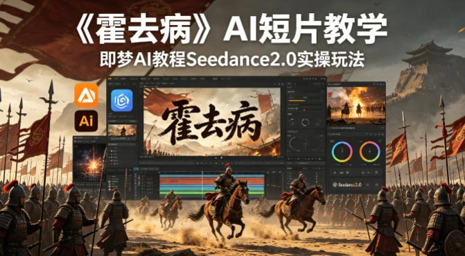 《霍去病》AI短片教学，即梦AI教程Seedance2.0实操玩法-科技美南博客