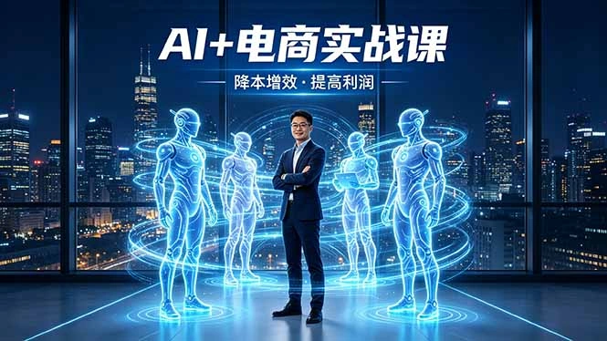 AI+电商实战课，1人+N个AI 智能体，把SOP变AI员工，实现降本增效提高利润-科技美南博客