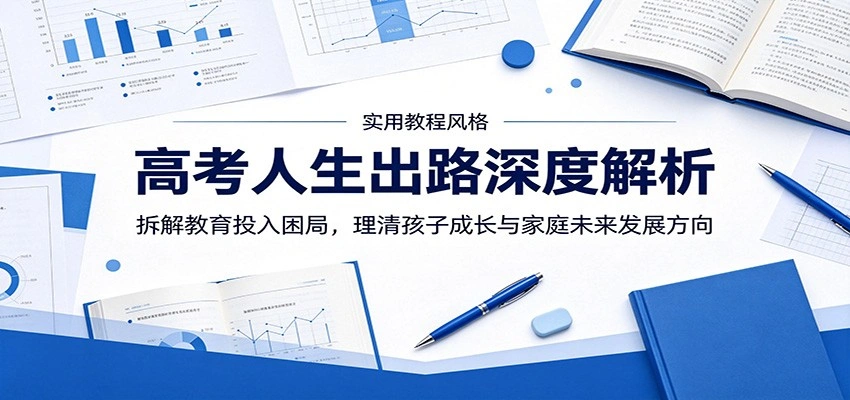 高考人生出路深度解析:拆解教育投入困局,理清孩子成长与家庭未来发展方向-科技美南博客
