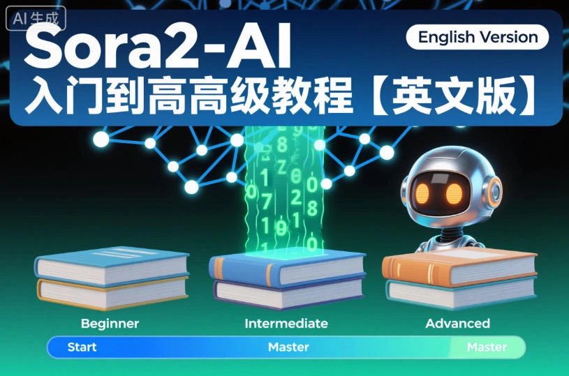 Sora2-AI入门到高级教程【英文版】-科技美南博客