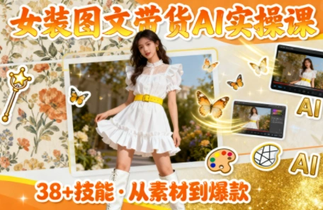 女装图文带货的AI实操课-科技美南博客