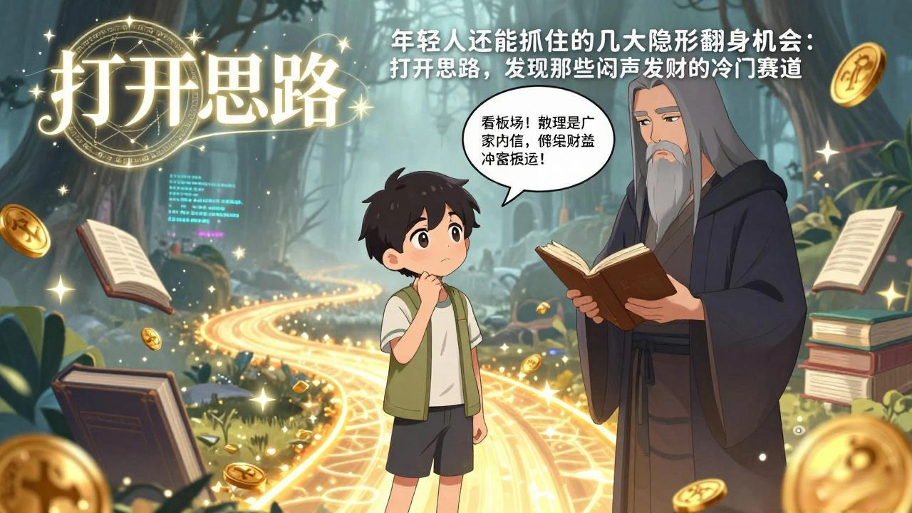 付费文1+2：年轻人还能抓住的几大隐形翻身机会：打开思路，发现那些闷声发财的冷门赛道-科技美南博客