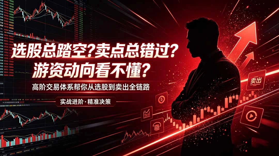 选股总踏空？卖点总错过？游资动向看不懂？高阶交易体系帮你从选股到卖出全链路(更新6月-科技美南博客