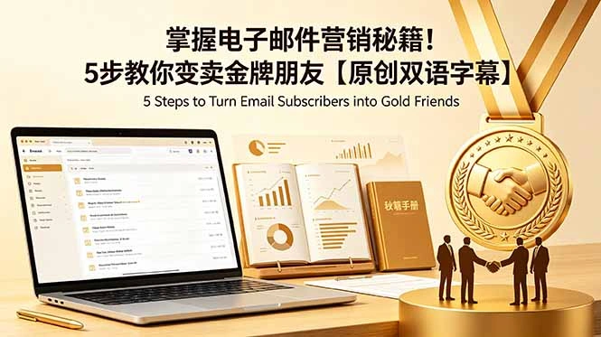 掌握电子邮件营销秘籍！5步教你变卖金牌朋友【原创双语字幕】-科技美南博客