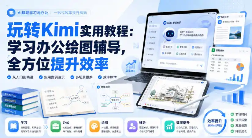 玩转Kimi实用教程：学习办公绘图辅导，全方位提升效率-科技美南博客