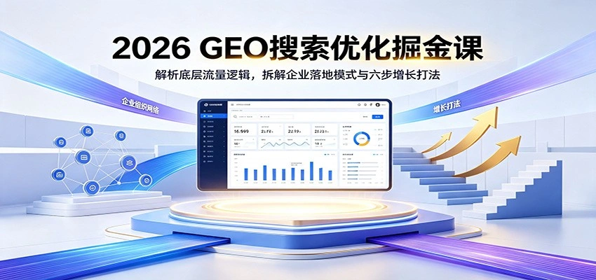 2026 GEO搜索优化掘金课：解析底层流量逻辑，拆解企业落地模式与六步增长打法-科技美南博客