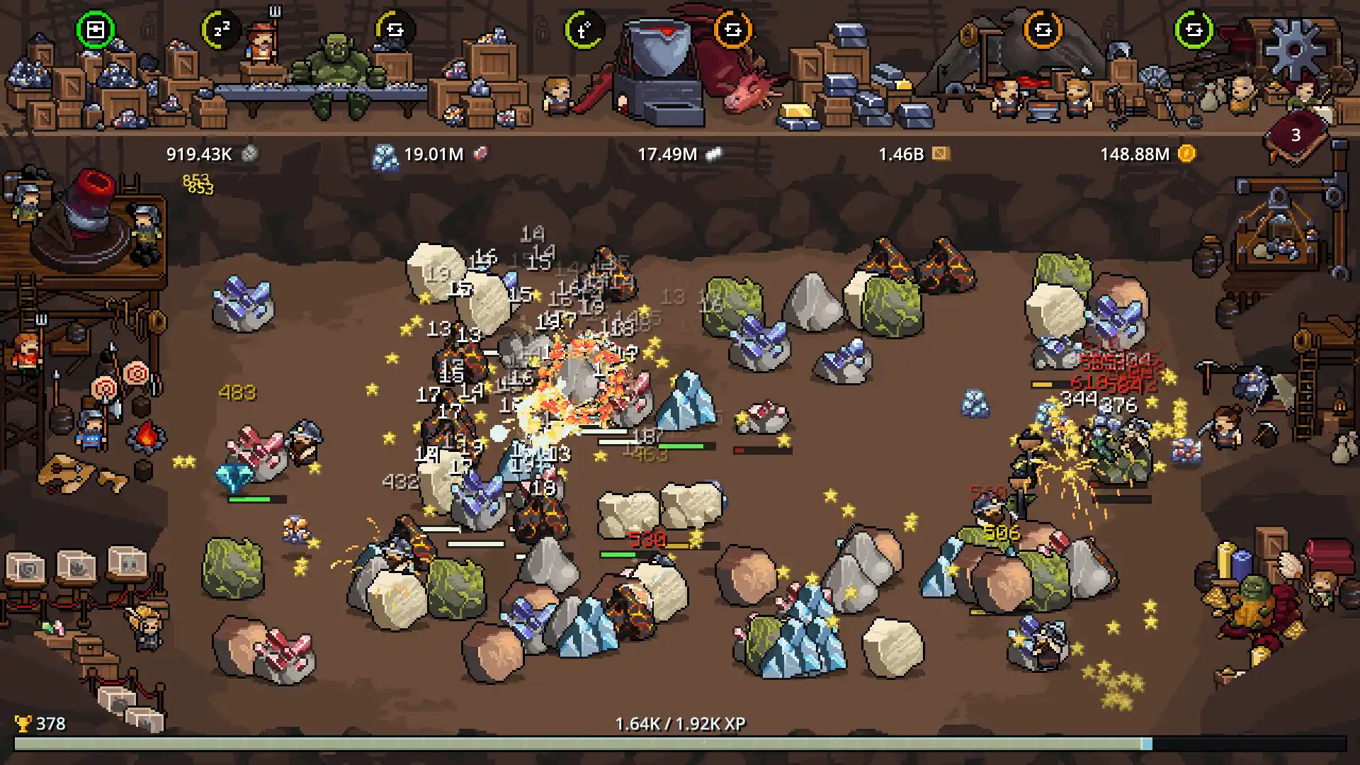 幻想矿工:深渊挂机/Fantasy Miner: Idle Depths-科技美南博客