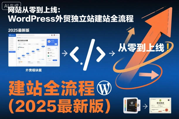 网站从零到上线:WordPress外贸独立站建站全流程(2025最新版)-科技美南博客