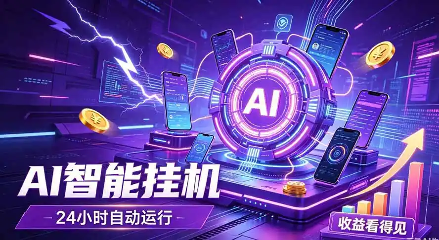 AI智能广告挂机，躺赚新模式 设备托管运行，解放双手持续变现-科技美南博客