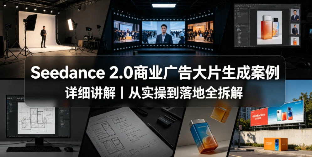 Seedance 2.0商业广告大片生成案例详细讲解｜从实操到落地全拆解-科技美南博客