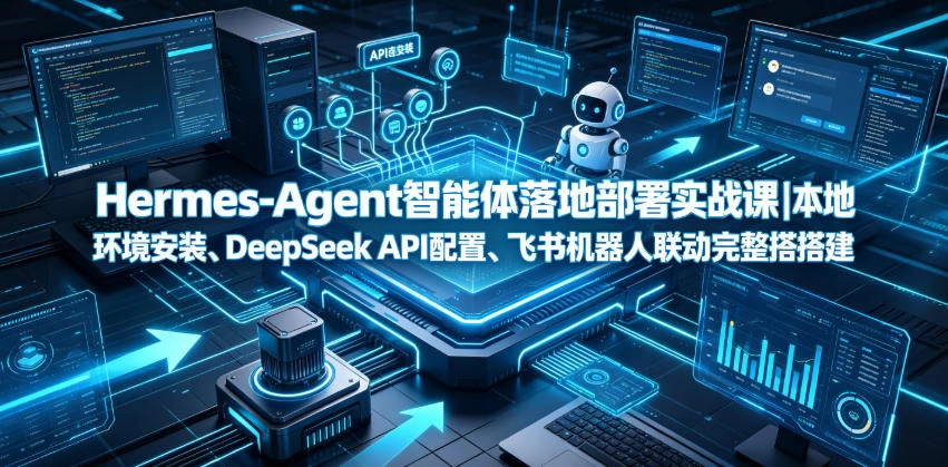 Hermes-Agent智能体落地部署实战课｜本地环境安装、DeepSeek API配置、飞书机器人联动完整搭建教程-科技美南博客