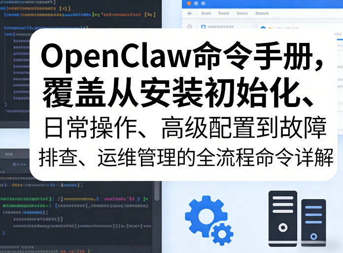 OpenClaw命令手册，覆盖从安装初始化、日常操作、高级配置到故障排查、运维管理的全流程命令详解-科技美南博客