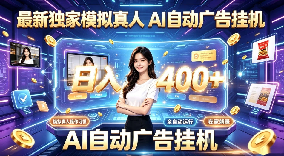 最新独家模拟真人，AI自动挂号挂G，日入400+，全程全自动运行，无需人工【揭秘】-科技美南博客