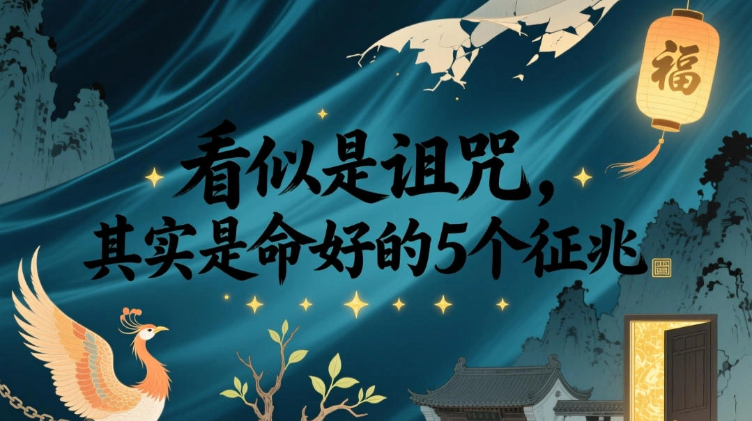 付费文章：看似是诅咒，其实是命好的5个征兆-科技美南博客