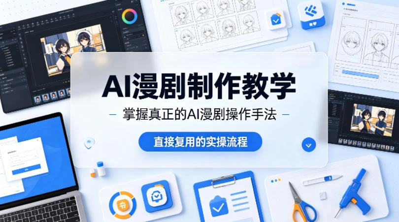 AI漫剧制作教学，带你掌握真正的AI漫剧操作手法，直接复用的实操流程-科技美南博客