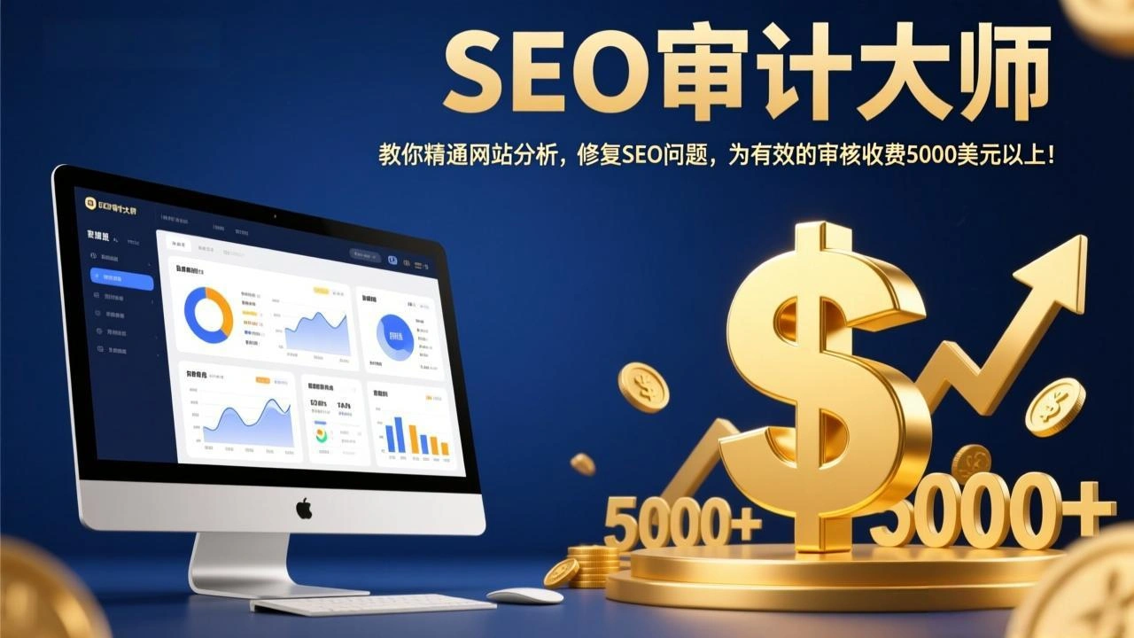 SEO审计大师：教你精通网站分析，修复SEO问题，为有效的审核收费5000美元以上！-科技美南博客