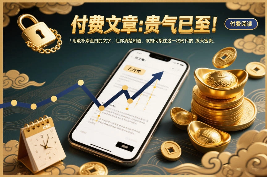 付费文章：贵气已至！用最朴素直白的文字，让你清楚知道，该如何接住这一次时代的泼天富贵-科技美南博客