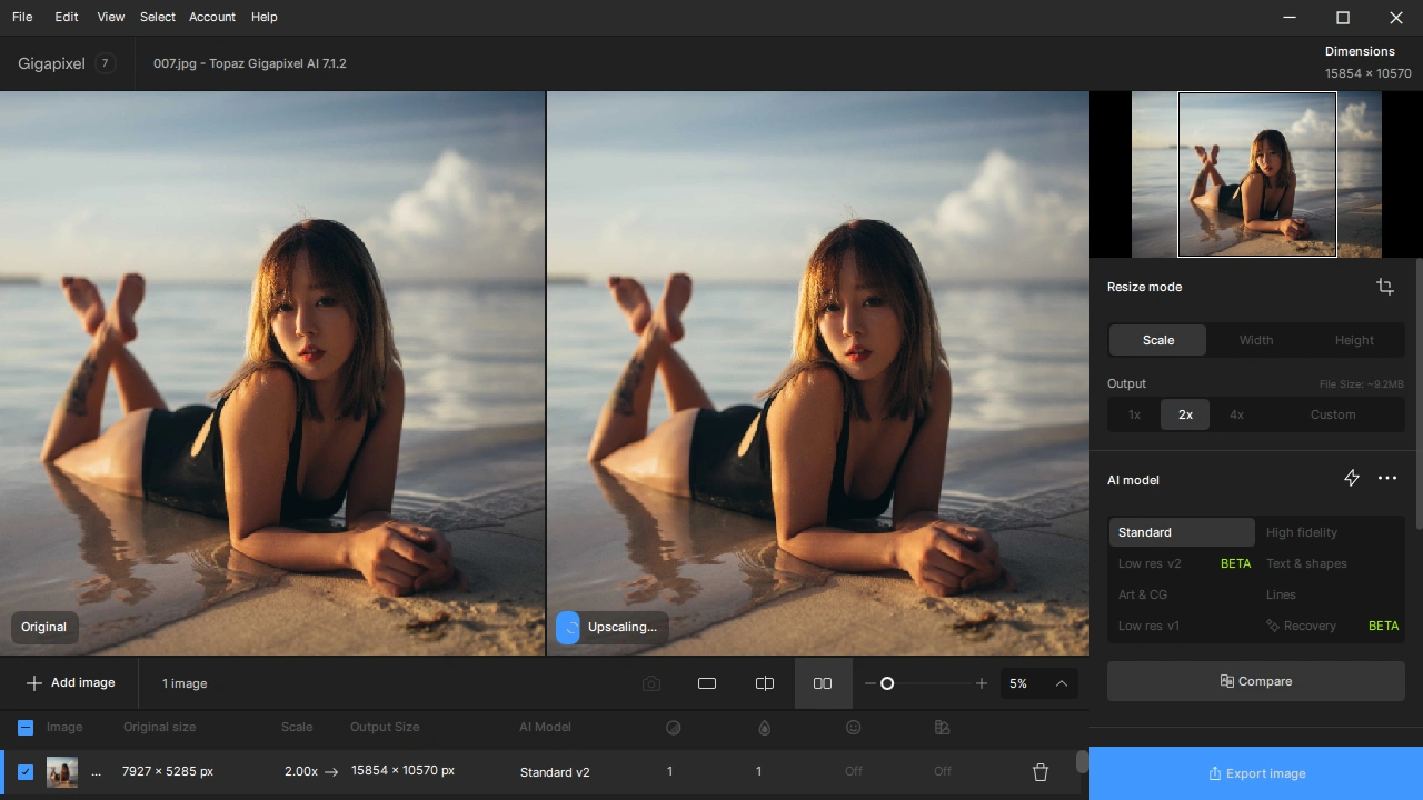 Ai图像放大Topaz Gigapixel v1.1.1高级版-科技美南博客