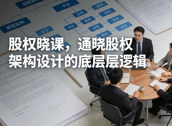 股权晓课，通晓股权架构设计的底层逻辑-科技美南博客