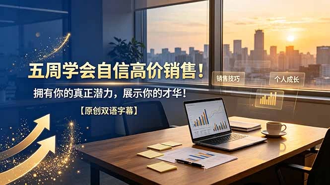 五周学会自信高价销售！拥有你的真正潜力，展示你的才华！【原创双语字幕】-科技美南博客