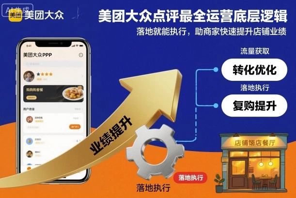 美团大众点评最全运营底层逻辑,落地就能执行,助商家快速提升店铺业绩-科技美南博客