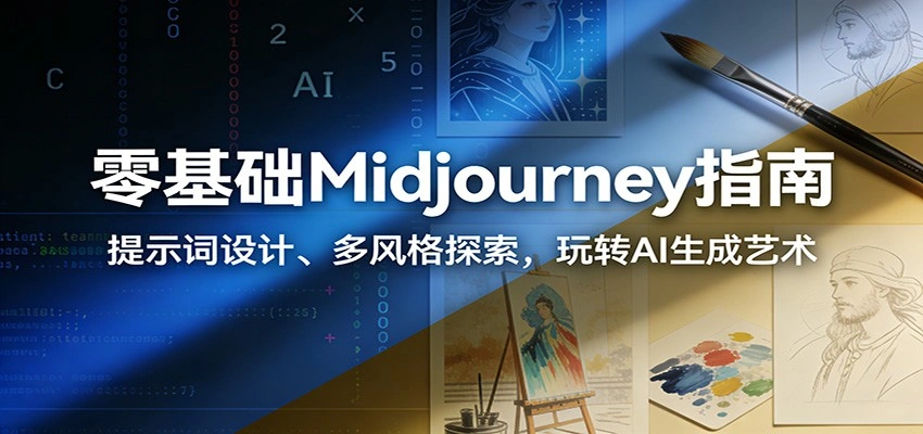 零基础Midjourney指南：提示词设计、多风格探索，玩转AI生成艺术-科技美南博客