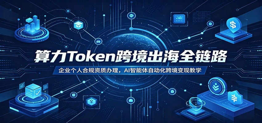 算力Token跨境出海全链路：企业个人合规资质办理，AI智能体自动化跨境变现教学-科技美南博客