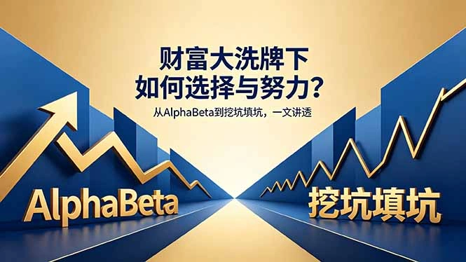付费文章：财富大洗牌下如何选择与努力？从AlphaBeta到挖坑填坑，一文讲透-科技美南博客