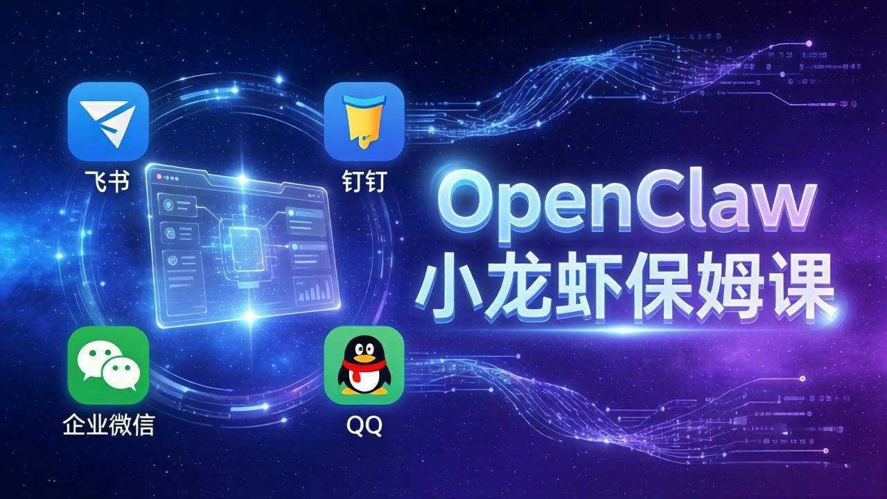 OpenClaw小龙虾保姆课: Windows/macOS/Linux/Docker全系统安装,飞书+钉钉+企业微信+QQ 全接入-科技美南博客