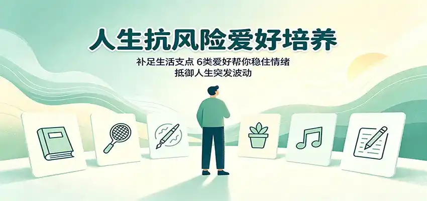 人生抗风险爱好培养：补足生活支点，6类爱好帮你稳住情绪，抵御人生突发波动-科技美南博客