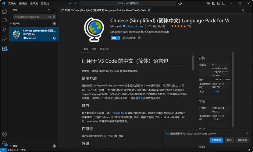 Visual Studio Code 1.107.18627中文绿色版-科技美南博客