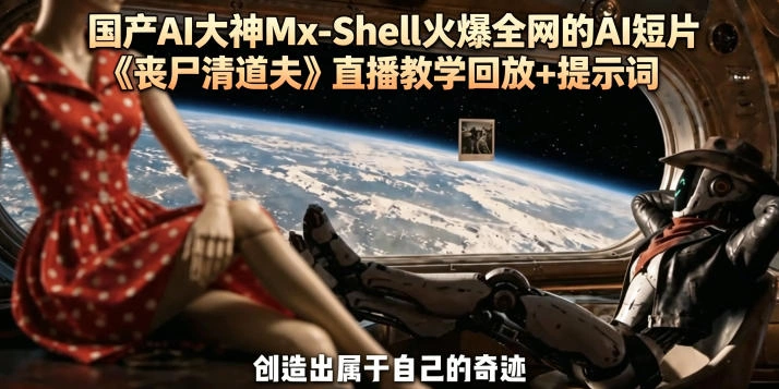 国产AI大神Mx-Shell火爆全网的AI短片《丧尸清道夫》直播教学回放+提示词-科技美南博客