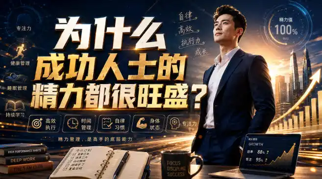 付费文章：为什么成功人士的精力都很旺盛？-科技美南博客