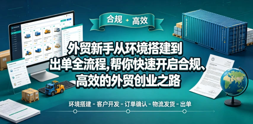 外贸新手从环境搭建到出单全流程，帮你快速开启合规、高效的外贸创业之路-科技美南博客