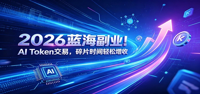2026蓝海副业！AI Token交易，碎片时间轻松增收-科技美南博客