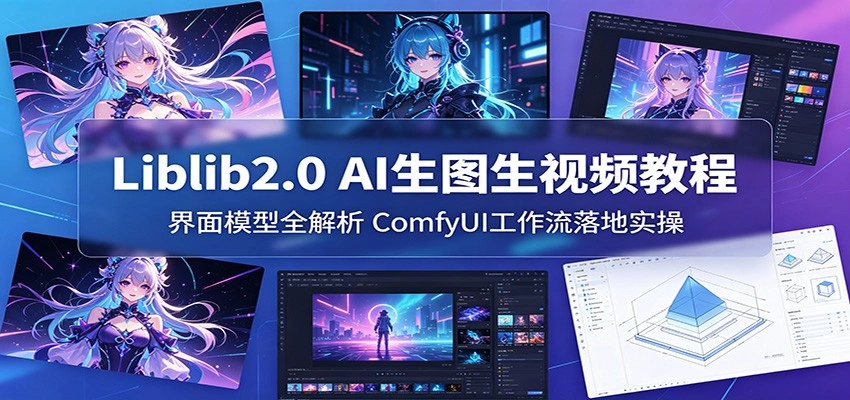 Liblib2.0 AI生图生视频教程：界面模型全解析，ComfyUI工作流落地实操-科技美南博客