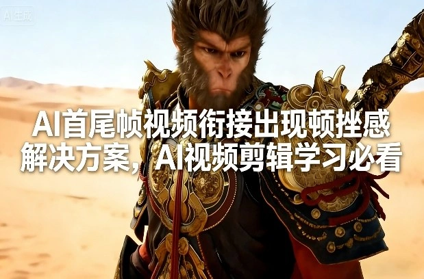 AI首尾帧视频衔接出现顿挫感解决方案，AI视频剪辑学习必看-科技美南博客