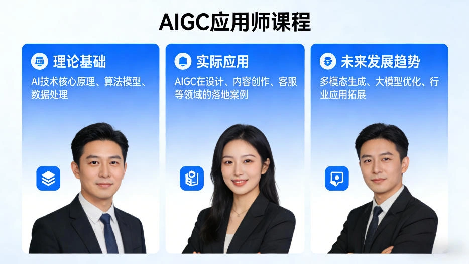 AIGC应用师课程，覆盖了AI技术的理论基础、实际应用、以及未来发展趋势-科技美南博客