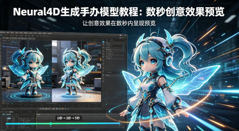 Neural4D生成手办模型教程，让创意效果在数秒内呈现预览-科技美南博客