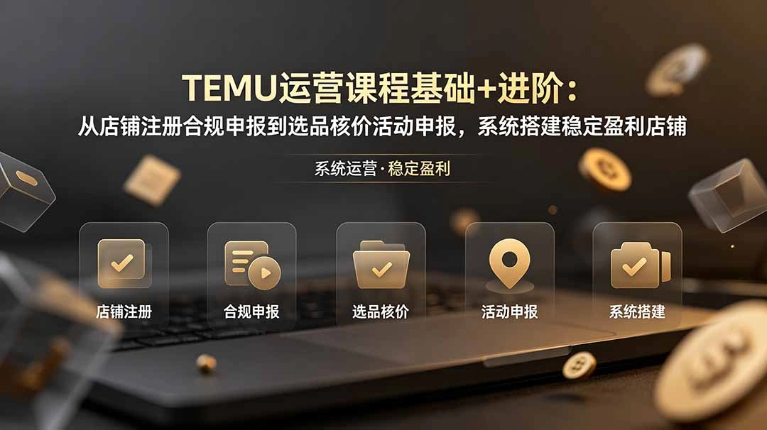 TEMU运营课程(基础+进阶-科技美南博客