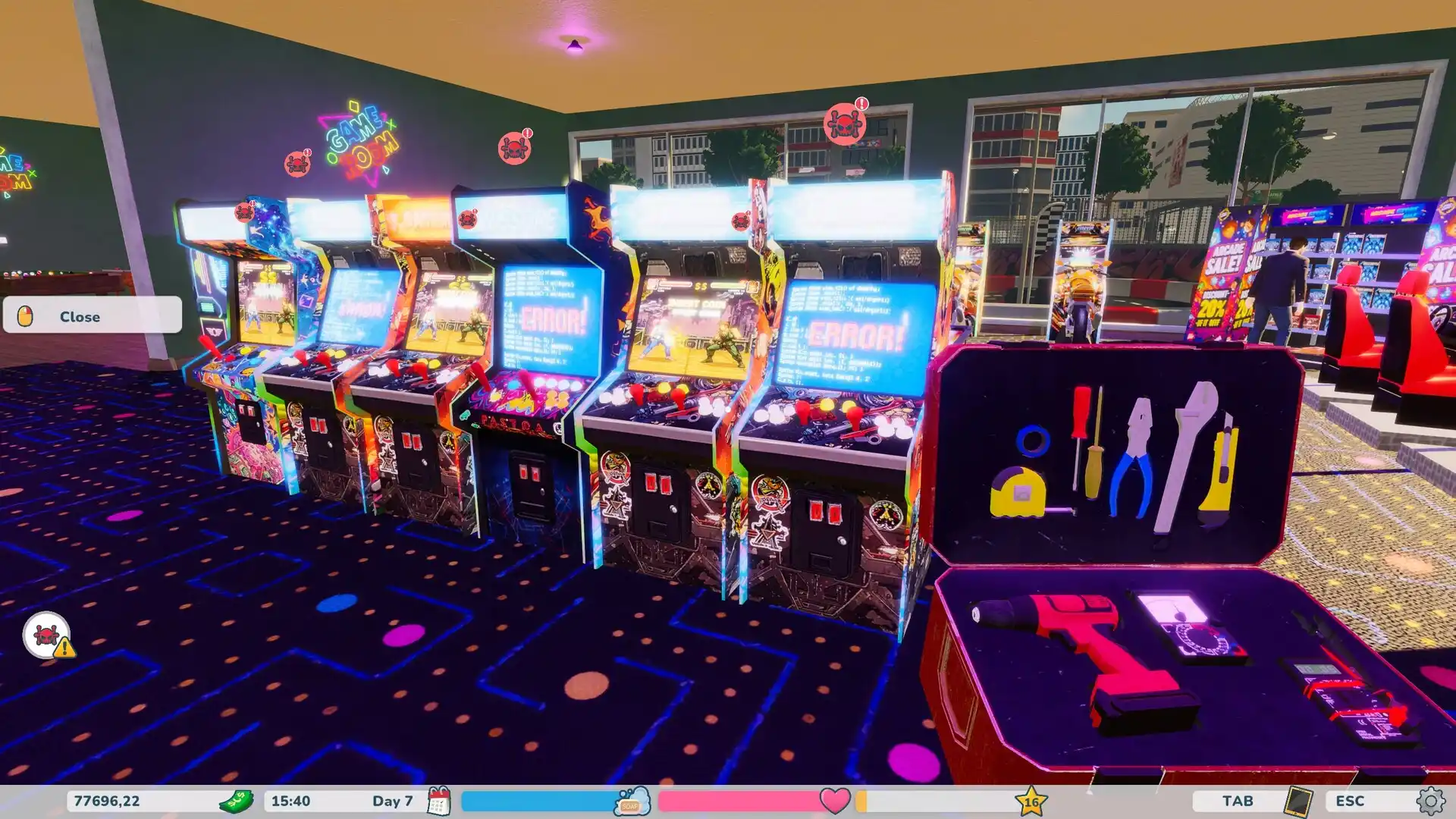 复古街机厅/Retro Arcade Shop Simulator-科技美南博客