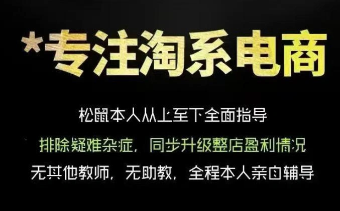 松鼠会电商VIP课程，从基础布局到高阶优化，助你掌握淘宝运营逻辑，提升店铺流量与转化-科技美南博客