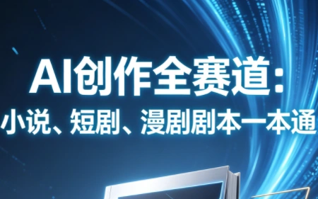 AI创作全赛道：小说、短剧、漫剧剧本一本通(更新5月)-科技美南博客